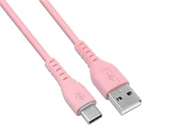 Cargador de Pared BRobotix de Carga Rápida, 2.1A, Incluye Cable USB-A a USB-C. Color Rosa. - imagen 3