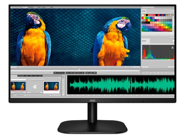 Monitor LED AOC 22B2HM2 de 21.5", Resolución de 1920 x 1080 (Full HD), 100Hz, 4ms