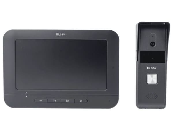 Kit de Videoportero Analógico ZKTECO VI-K13P, resolución CMOS micrófono omnidireccional, Con Pantalla LCD a Color de 7", IP65 Relevador, Color Negro