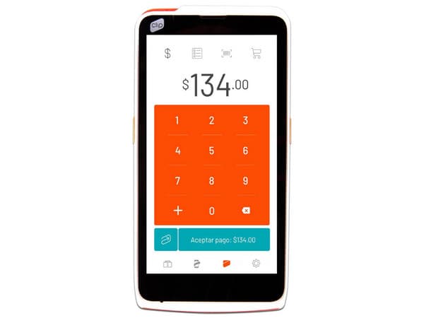 Terminal Portátil Clip Pro 2, Wi-Fi, Chip de Proximidad, Color Naranja.