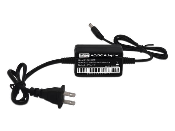Adaptador de corriente Epcom PL-DC-1000T, 12V, 1.25A, para cámaras CCTV Control de Acceso.