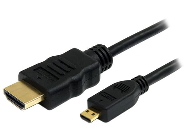 Cable de 1.8m HDMI de alta velocidad con Ethernet, Cable Adaptador HDMI a Micro HDMI, Macho a Macho