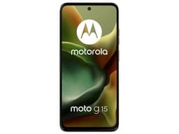 Smartphone Motorola Moto G15:Procesador Mediatek Helio G81 (hasta 2.0 GHz), Memoria RAM de 4GB, Almacenamiento de 128GB, Pantalla LED Multi-Touch de 6.7" FHD+, Bluetooth, Wi-Fi, Cámara principal de 50MP, Android 14, Color Verde. - imagen 2