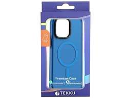 Funda protectora Tekku Matte Color para iPhone 15 Plus, Compatible con MagSafe, Color Azul. - imagen 3