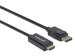 Cable de video Manhattan de DisplayPort (macho) a HDMI (macho), 1.8 metros. - imagen 1
