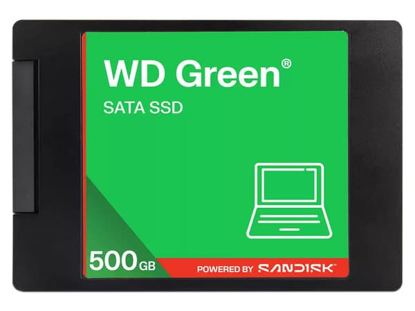 Unidad de Estado Sólido Western Digital Green de 500GB, 2.5" SATA III (6Gb/s).