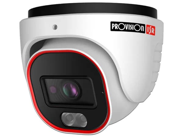 Cámara de Vigilancia tipo Domo Provision ISR DV-320AR-36 de 2MP (1920 x 1080), IR hasta 20m, IP67. Color Blanco.