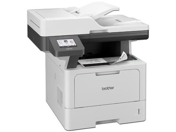 Multifuncional Empresarial Brother DCP-L5660DN, Impresora Láser Monocromática, Resolución de Impresión de hasta 1200 x 1200 DPI, Copiadora y Escáner, Ethernet, USB.