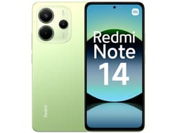 Smartphone Xiaomi Redmi Note 14:Procesador MediaTek Helio G99-Ultra (hasta 2.2 GHz),Memoria RAM de 8GB, Almacenamiento de 256GB,Pantalla AMOLED de 6.67" FHD,Bluetooth, Wi-Fi,Cámara Principal de 108MP,Android 14, Color Verde. - imagen 1