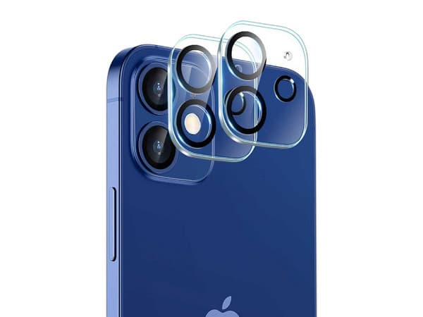 Mica Vidrio ESR para iPhone 12, Protectora de Cámara. 2 piezas.