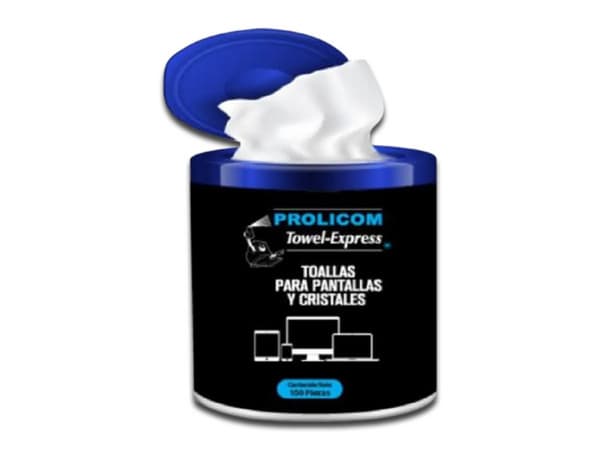 Toallas Húmedas Antiestáticas para Equipo de Cómputo Prolicom, 100 pzas.