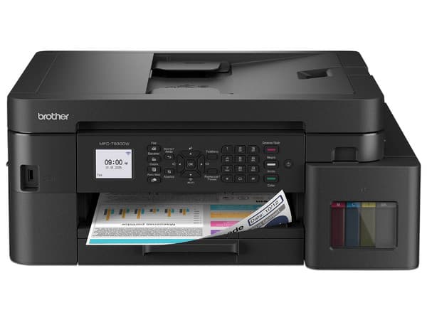 Multifuncional Brother MFC-T930DW, InkBenefit Tank Sistema de Inyección de Tinta, Impresora, Duplex, Wi-Fi, Ethernet, Color Negro.