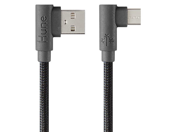 Cable USB Hune, de USB a USB-C(M-M), 1.2m. Color Gris.