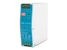 Fuente de Poder Industrial Mean Well de 120W, Salida de 48Vcc, 2.5A, Montaje Riel Din. - imagen 2