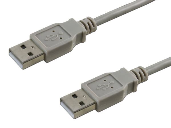 Cable USB 2.0 Tipo A (M-M), 1.8m.