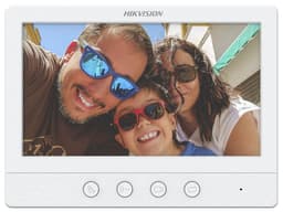 Monitor Para Videoportero Hikvision DS-KH2230T de 7", Compatible con DS-KB2412T-IM, Color Blanco. - imagen 1