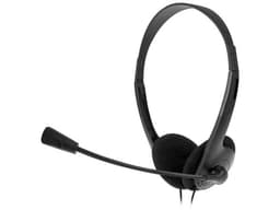 Audífonos con micrófono BRobotix, Respuesta de Frecuencia 100Hz-15KHz, 3.5mm. Color Negro. - imagen 1