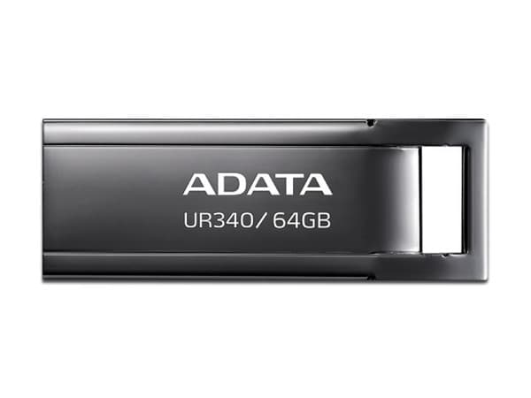 Unidad Flash USB 3.2 ADATA UR340 de 64GB. Color Negro.