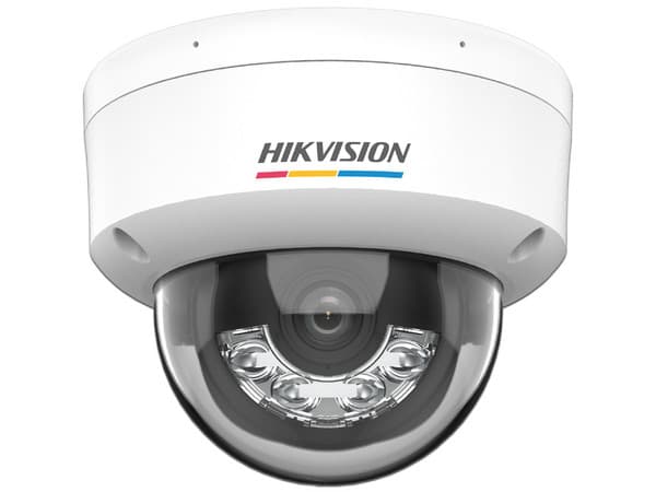Cámara IP Tipo Domo Hikvision DS-2CD1167G2H-LIUF de 6MP (3200 x 1800), Lente de 2.8mm, IR hasta 30m, Microfono Integrado, IP67, Color Blanco.