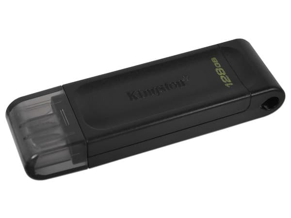 Unidad Flash USB USB-C Kingston DataTraveler 70 de 128GB.