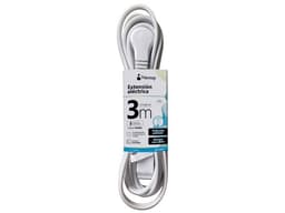 Extensión Eléctrica Nextep para Casa/Oficina, Clavija Plana, 3M, Color Blanco. - imagen 1