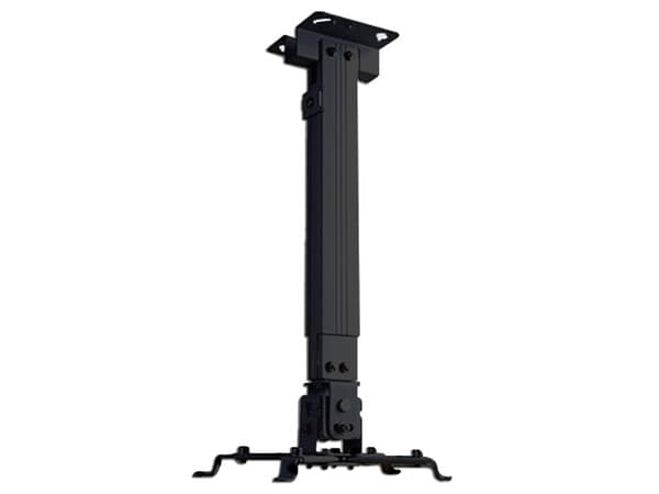 Soporte universal Brobotix 573106N para proyector, montaje en techo. Color negro.