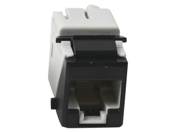 Jack Siemon U6A-K01NS UltraMAX Cat6A, UTP, Tipo Keystone. Color Negro.