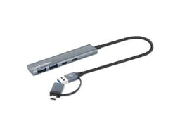 Hub Manhattan USB-C A USB-A, USB 3.1, Transferencia 5 Gbit/s. - imagen 2