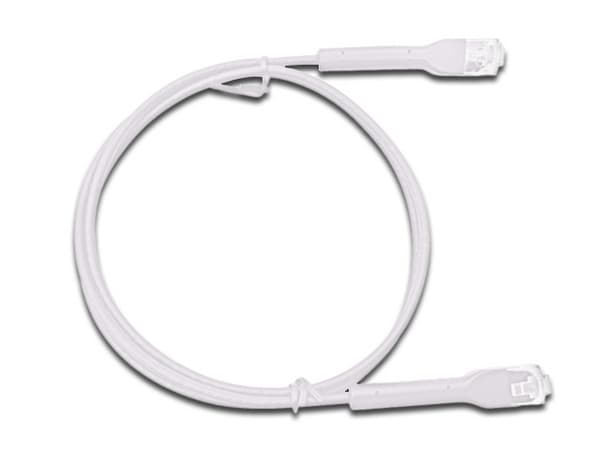 Cable de Parcheo Ultra Slim LinkedPro con RJ45 Flexible, UTP, Cat6, 2 m, Color Blanco.