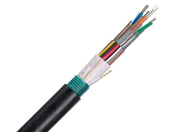 Cable de Fibra Óptica Panduit FOWNX06 de 6 hilos, Multimodo OM3 50/125 Optimizada, OSP (Planta Externa), MDPE (Polietileno de Media densidad). Venta por Metro.