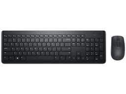 Teclado y mouse inalámbricos Dell KM3322W, idioma español, conexión USB, diseño ergonómico, resistente a salpicaduras, color negro. - imagen 1