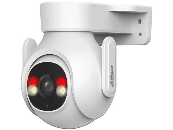 Cámara IP PT Dahua DH-P3B-PV de 3MP (2304 x 1296), IR y luz Blanca de hasta 30m, Audio Bidireccional, IP65, Color Blanco.