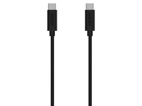 Cable USB Tipo C de 2 metros, USB 2.0. Color Negro.