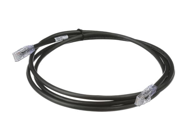 Cable de Parcheo UTP Panduit Cat6A, 24AWG, CM, 1m. Color Negro.