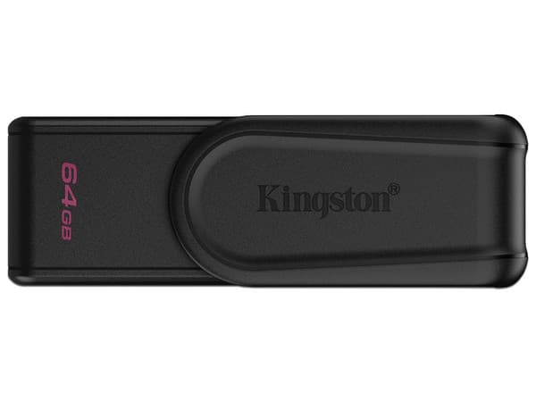 Memoria USB Kingston DataTraveler Exodia S, 64 GB, 3.2 Gen 1, Color Negro