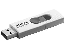 Unidad Flash USB 2.0 ADATA UV220 de 64GB. Blanco/Gris. - imagen 1