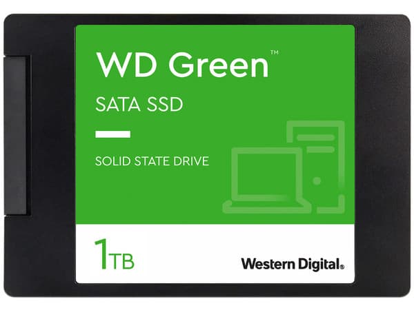 Unidad de Estado Sólido Western Digital Green de 1TB, 2.5" SATA III (6GB/s).