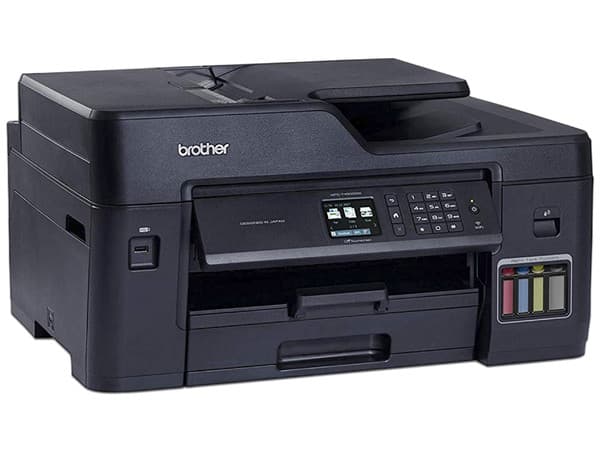 Multifuncional Brother InkBenefit MFC-T4500DW, Impresora, Copiadora, Escáner y Fax, Sistema de Tanques de Tinta, Ciclo mensual de Trabajo de hasta 30.000 Páginas, Con Duplex, Wi-Fi, Ethernet, USB.