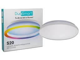 Lámpara de Techo Inteligente Duosmart S20: Multicolor RGB, Wi-Fi 2.4GHz, compatible con Alexa y Google Home, temporizadores y escenas de automatización con otros dispositivos. - imagen 2