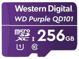 Memoria Micro SD Western Digital Purple Para Videovigilancia SDXC UHS-1 de 256 GB, Clase 10. - imagen 1