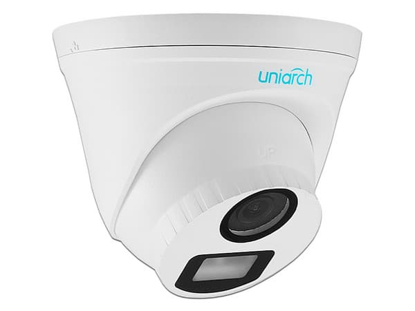 Cámara de Vigilancia Tipo Domo Uniarch UAC-T115-F28-W de 5MP (2880 x 1620), Lente Fijo 2.8mm, IR de hasta 20m, IP67, Color Blanco.
