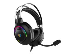 Audifonos Balam Rush Hesix II HS688 Azender, RGB, 3.5mm. Color Negro - imagen 2