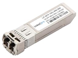 Módulo Transceptor SFP+ LC Gigabit de Fibra Óptica LinkedPro LP-SFP-10G-MM-550, Monomodo, Full-Duplex, 850 nm. - imagen 1