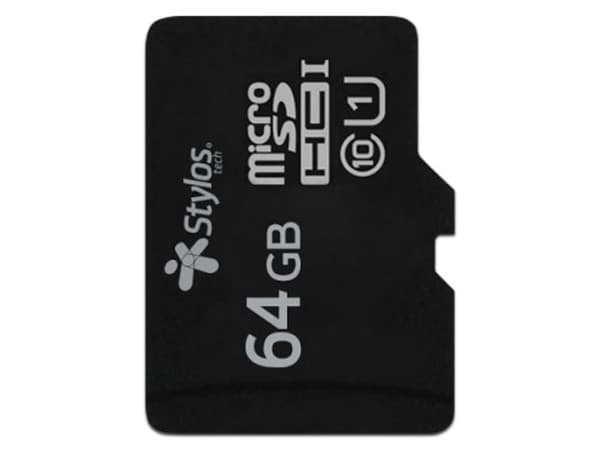Memoria Stylos MicroSDHC UHS-I U1 de 64 GB, Clase 10.