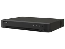 DVR Hikvision IDS-7216HUHI-M1/T de 16 Canales TurboHD + 16 Canales IP de hasta 8MP, Audio por Coaxitron, Bahía de Disco Duro(No Incluido), H.265+, ACUSENSE. Color Negro. - imagen 1
