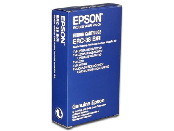 Cinta para impresora Epson bicolor color negro / rojo, Modelo: PM-530.