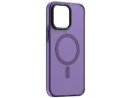 Funda protectora Tekku Matte Color para iPhone 15 Plus, Compatible con MagSafe, Color Violeta. - imagen 1