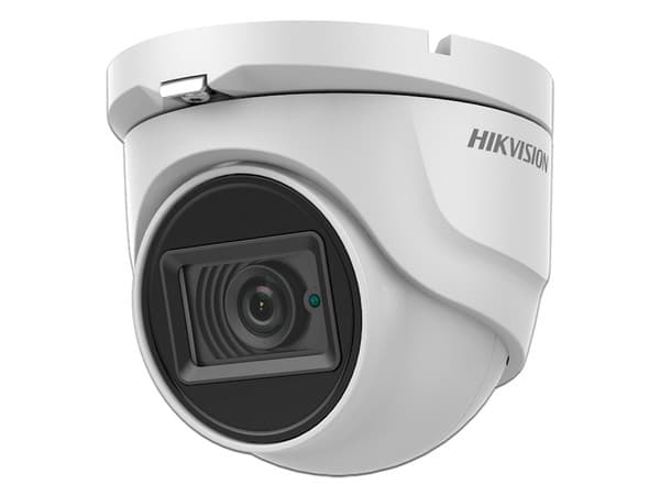 Cámara de Vigilancia tipo Domo Hikvision DS-2CE76U0T-ITMF de 8MP (3840 x 2160), IR hasta 30m, IP67.