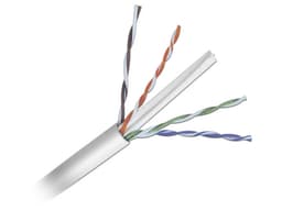 Bobina de Calbe UTP Linkedpro, Cat6+, 150m, Cobre, 23AWG, superflexible. Color Blanco - imagen 2