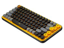 Teclado Mecánico inalámbrico Logitech POP Keys, Bluetooth. Color Amarillo. - imagen 3